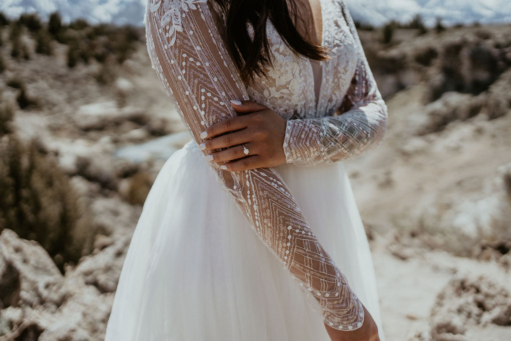 Wedding Dress and details Stunning engagement Rings